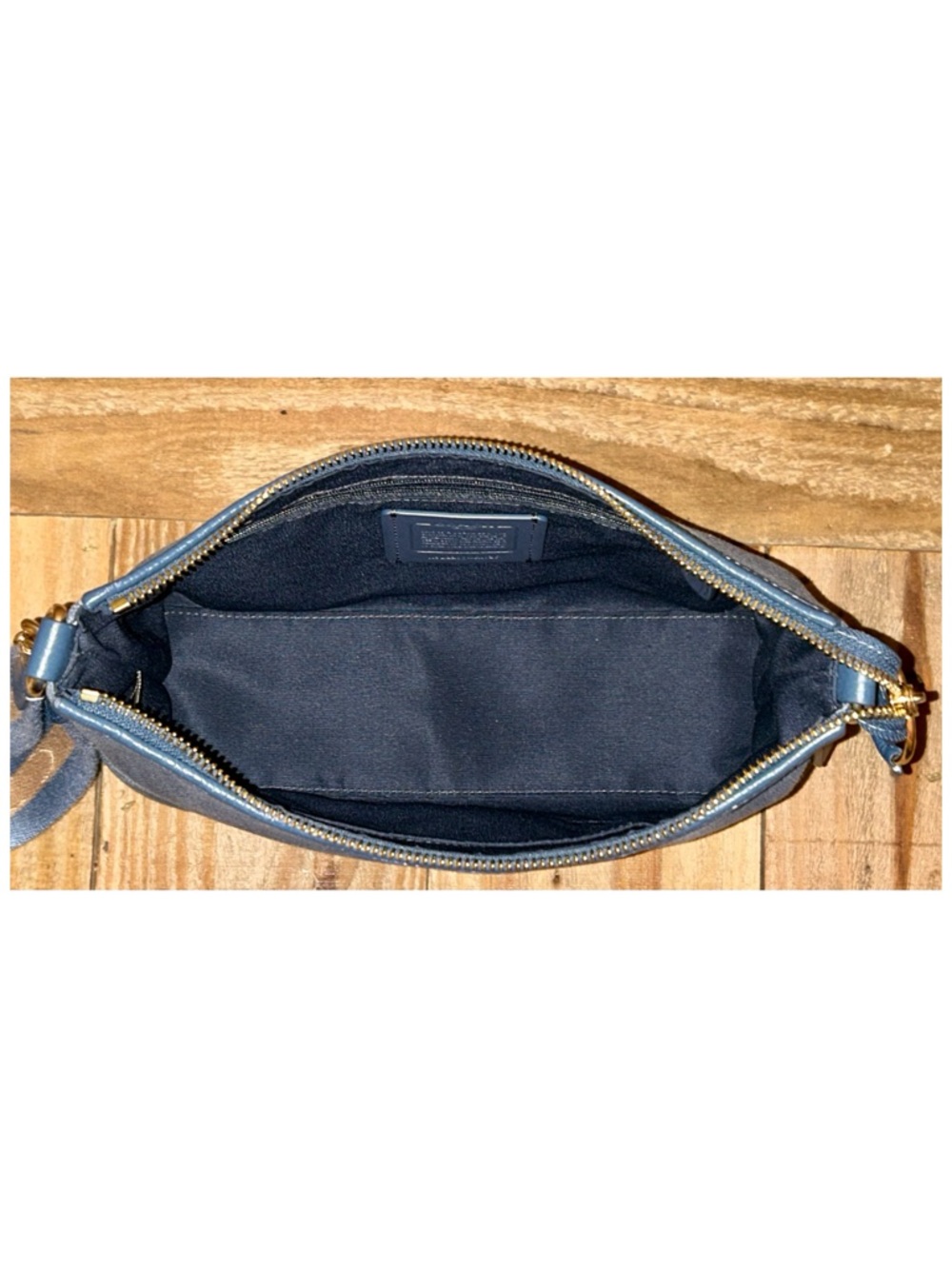 Coach. 5 Piece. Ellis Shoulder Bag with Free Wristlet, Glasses, Scarf & Dust Bag - Picture 4 of 16